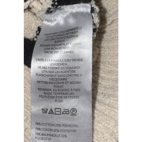 Free People Santa Monica Black and White Striped Knit Sweater Vest - Picture 5 of 5